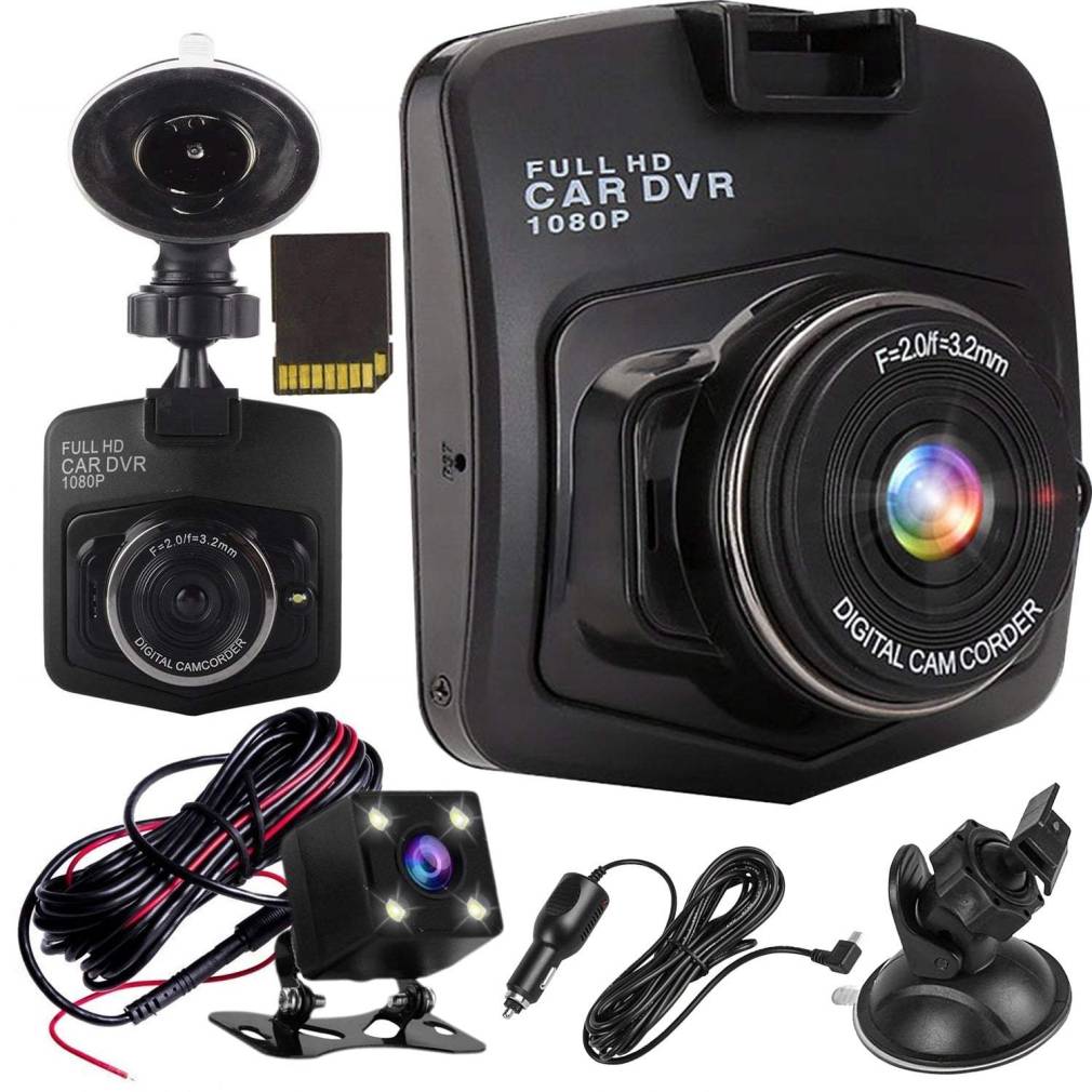 Automašīnas kamera Full HD ar atpakaļskata kameru