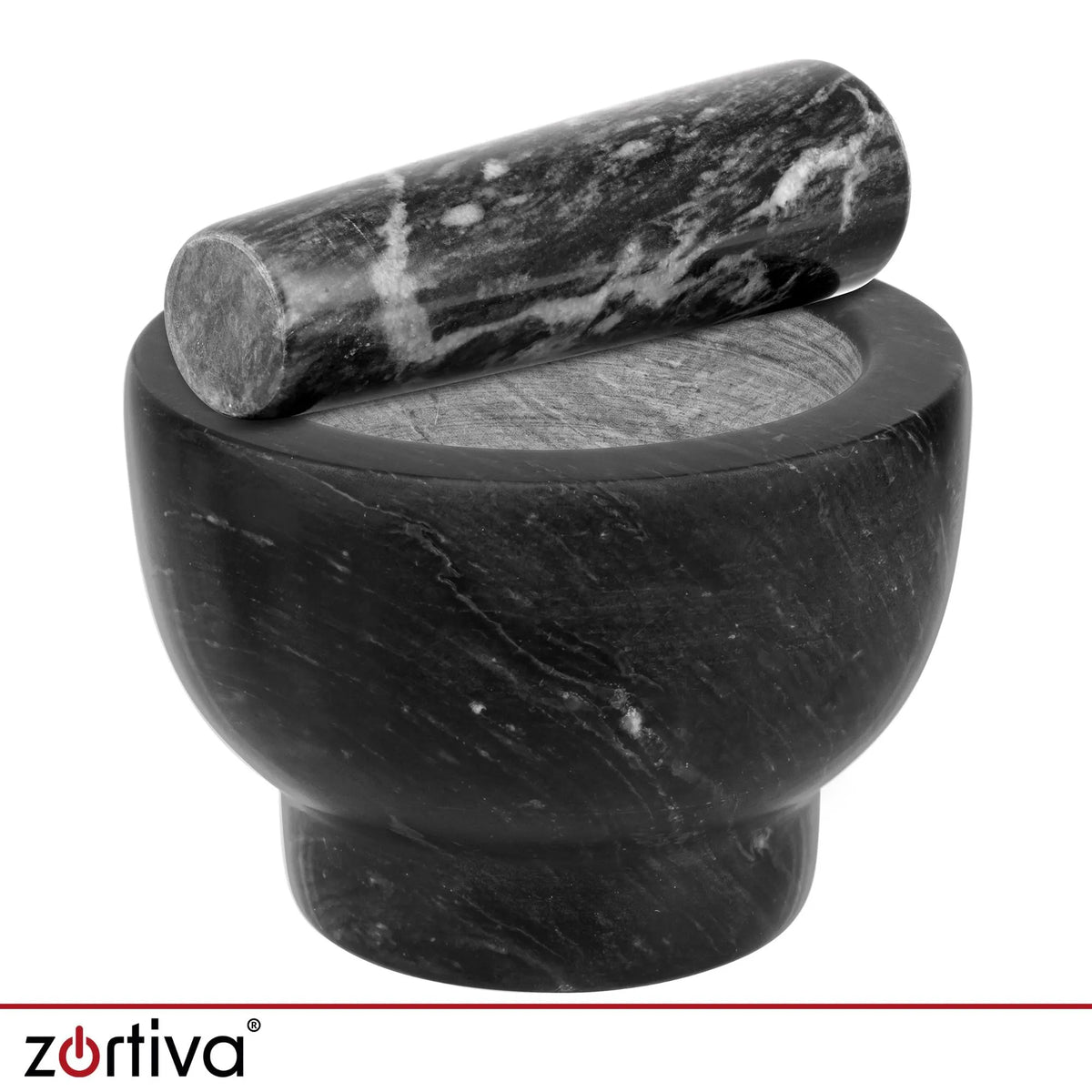 Marmora piesta ar stampu garšvielām un garšaugiem