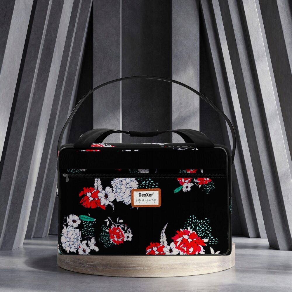 Pink-Flow ceļojumu soma Rozā ziedi