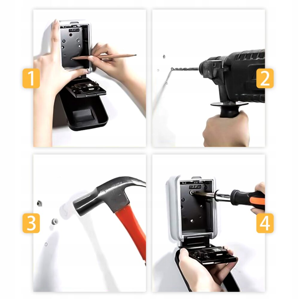 Maza melna atslēgu kastīte