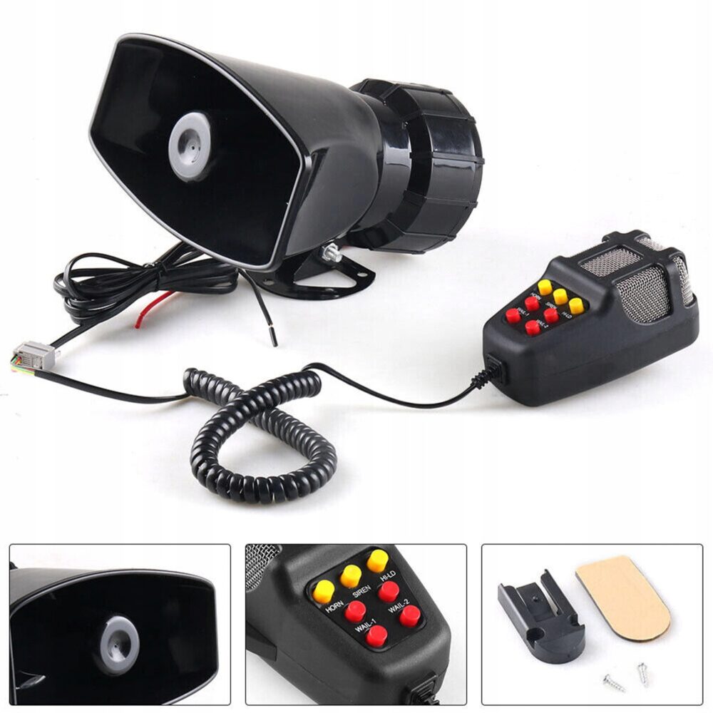 Elektroniskā sirēna megafons