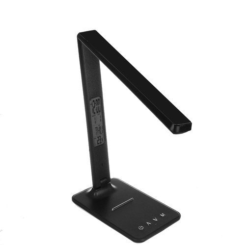 Lampa ar meteoroloģisko staciju - melna