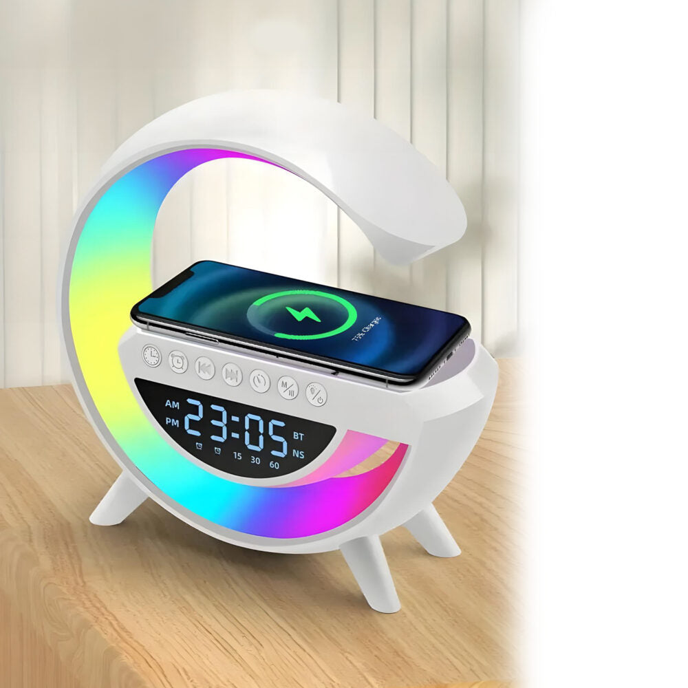 Nakts lampa ar modinātāju