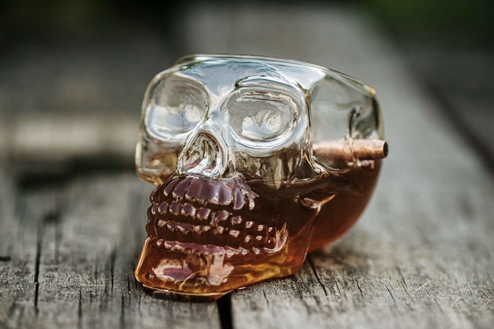 Glāze "Ložu necaurlaidīgs SKULL GLASS"