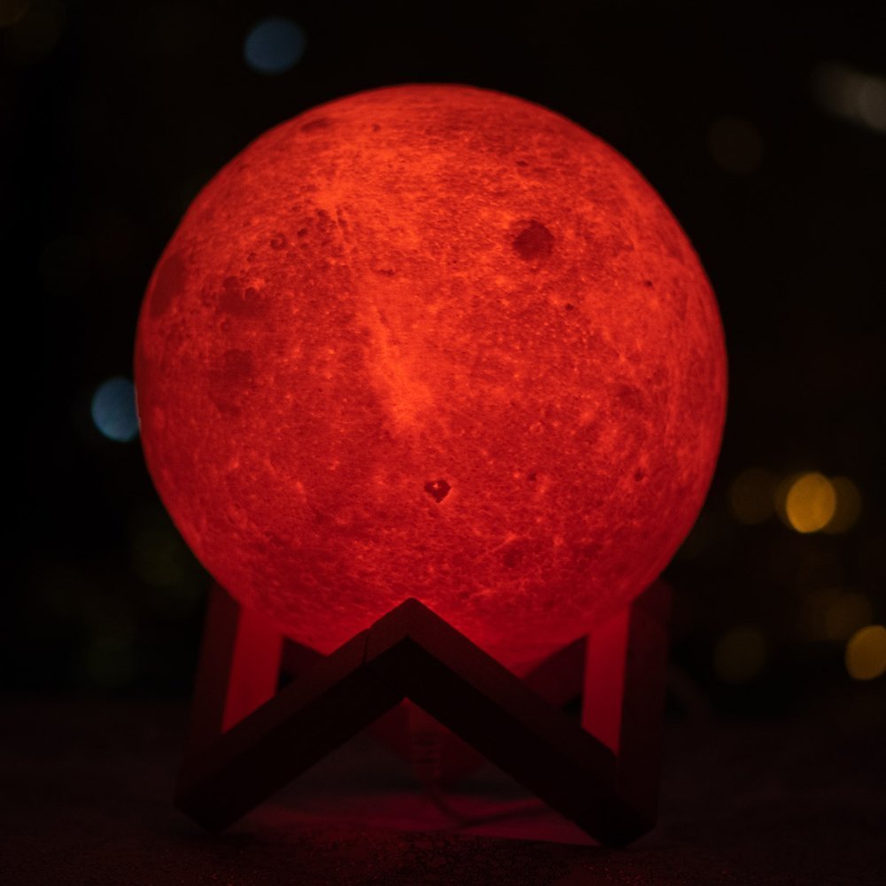 3D lampa - LUNA - 16 krāsas