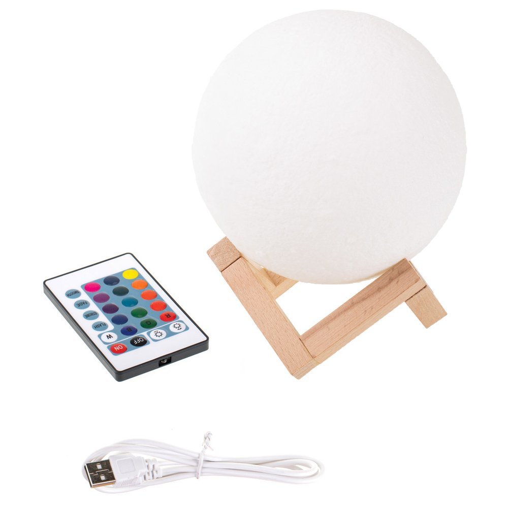 3D lampa - LUNA - 16 krāsas