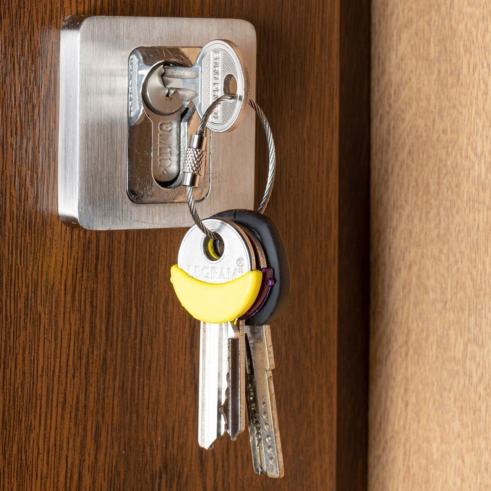 Nerūsējošā tērauda stiepļu atslēgu piekariņš 5 gab