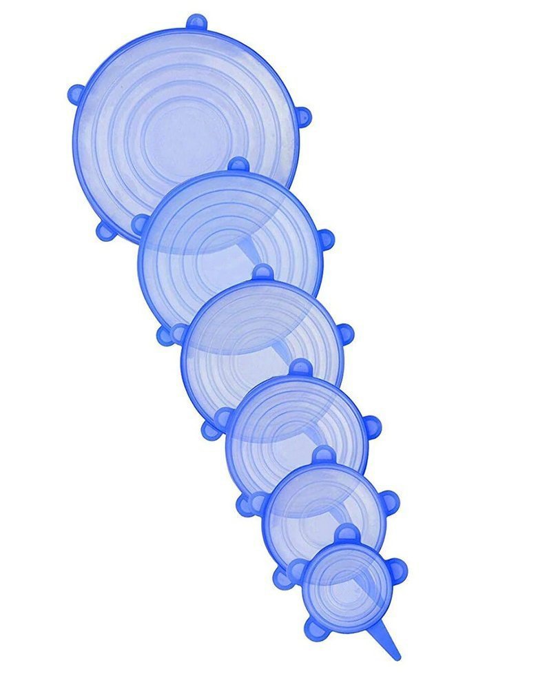 Silikona pārtikas pārvalki 6 gab