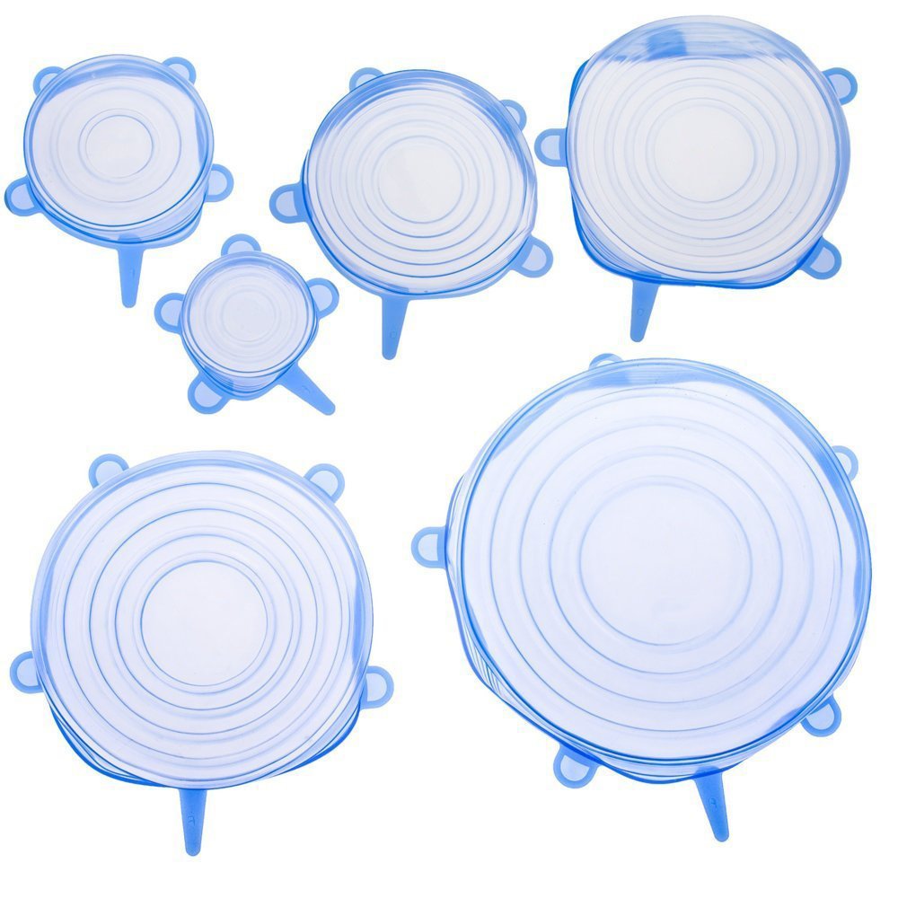 Silikona pārtikas pārvalki 6 gab