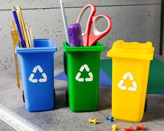 Pildspalvu turētāji TRASH CAN 3 gab komplekts