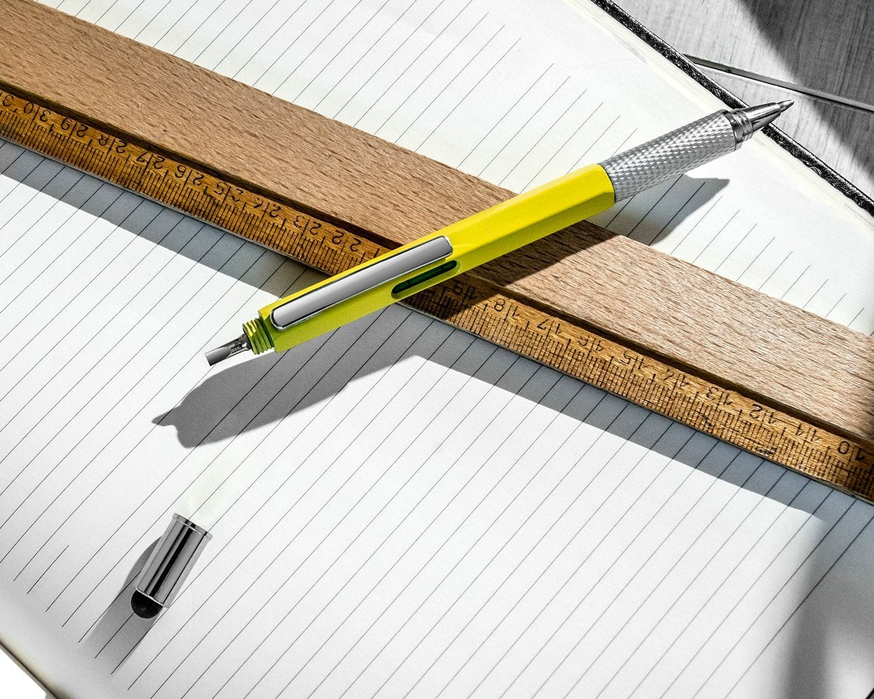 Multiool pildspalva 6in1 - DZELTENS