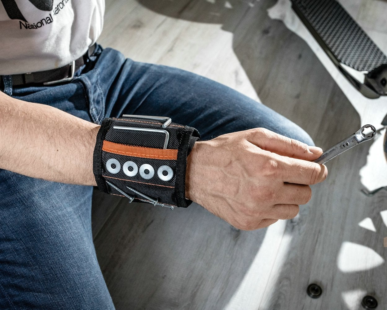 Magnētiska rokas lente ar kabatām