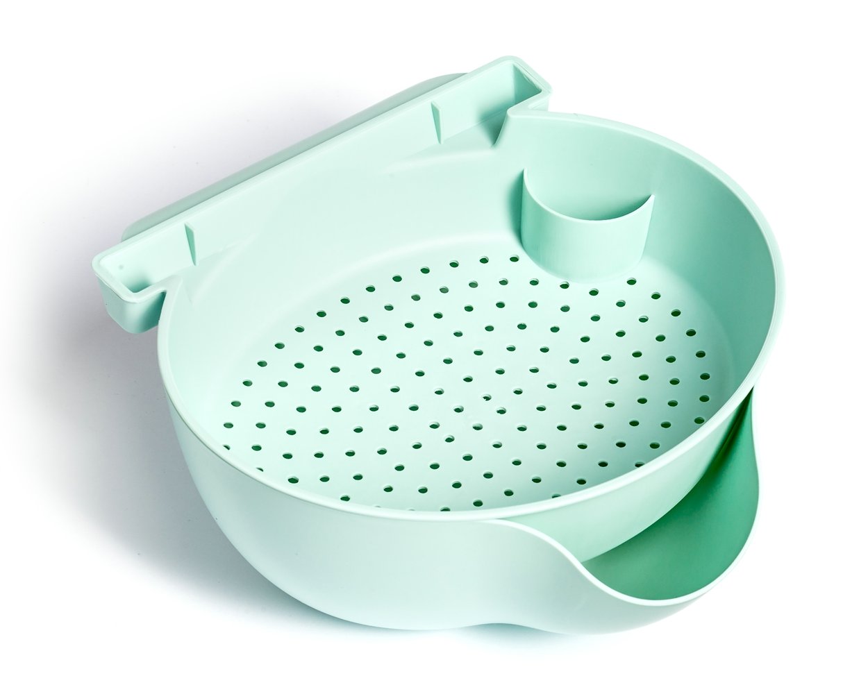 Slinka uzkodu bļoda ar tālruņa turētāju