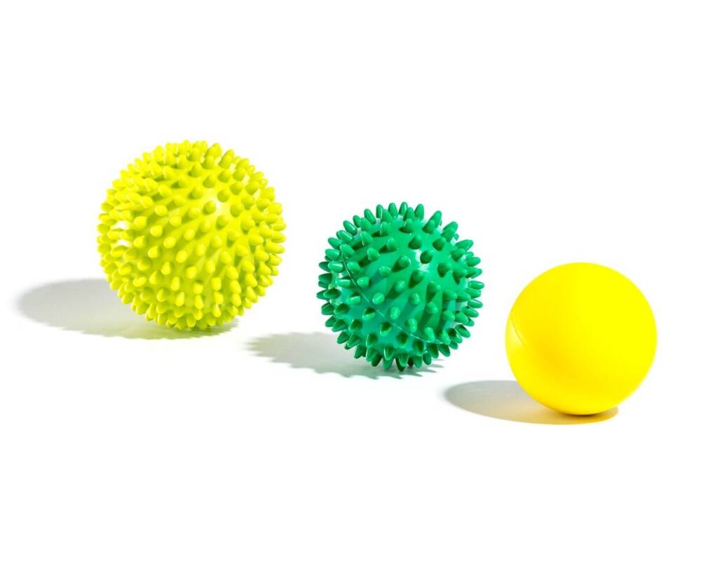 Masāžas bumbiņu komplekts - 3gab
