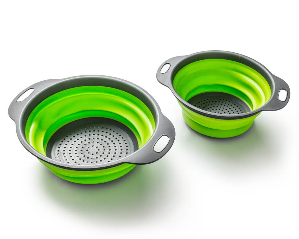 Silikona salokāms sietiņš 2 gab