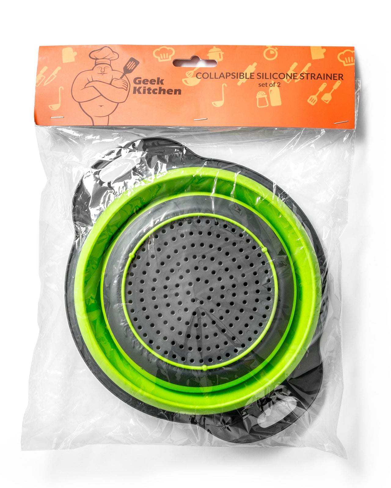 Silikona salokāms sietiņš 2 gab