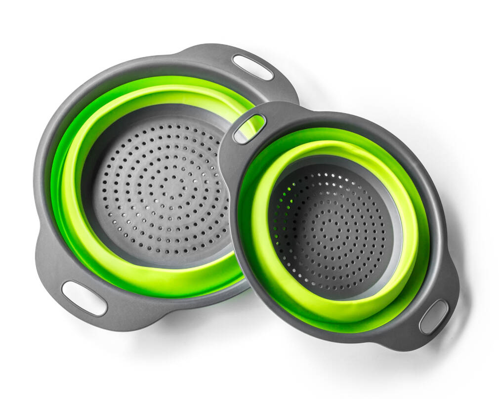 Silikona salokāms sietiņš 2 gab