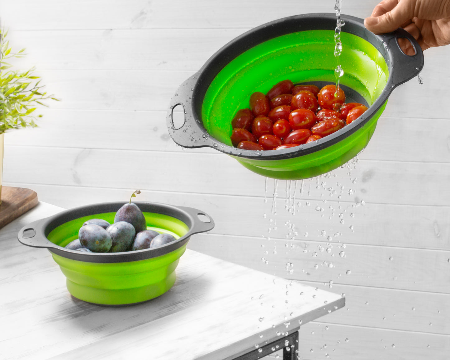 Silikona salokāms sietiņš 2 gab