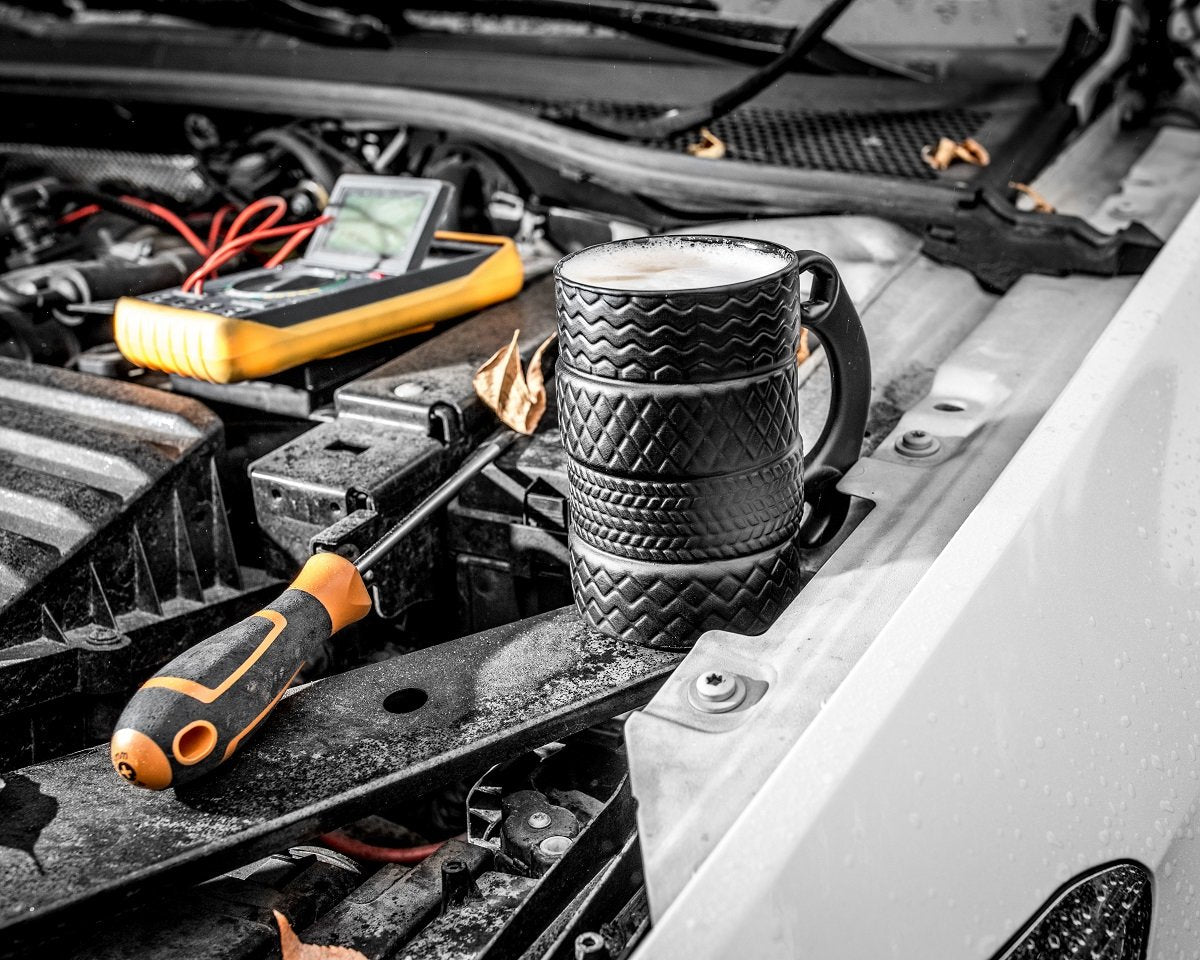 RIEPAS keramiskā krūze WATRES ROKTURIS