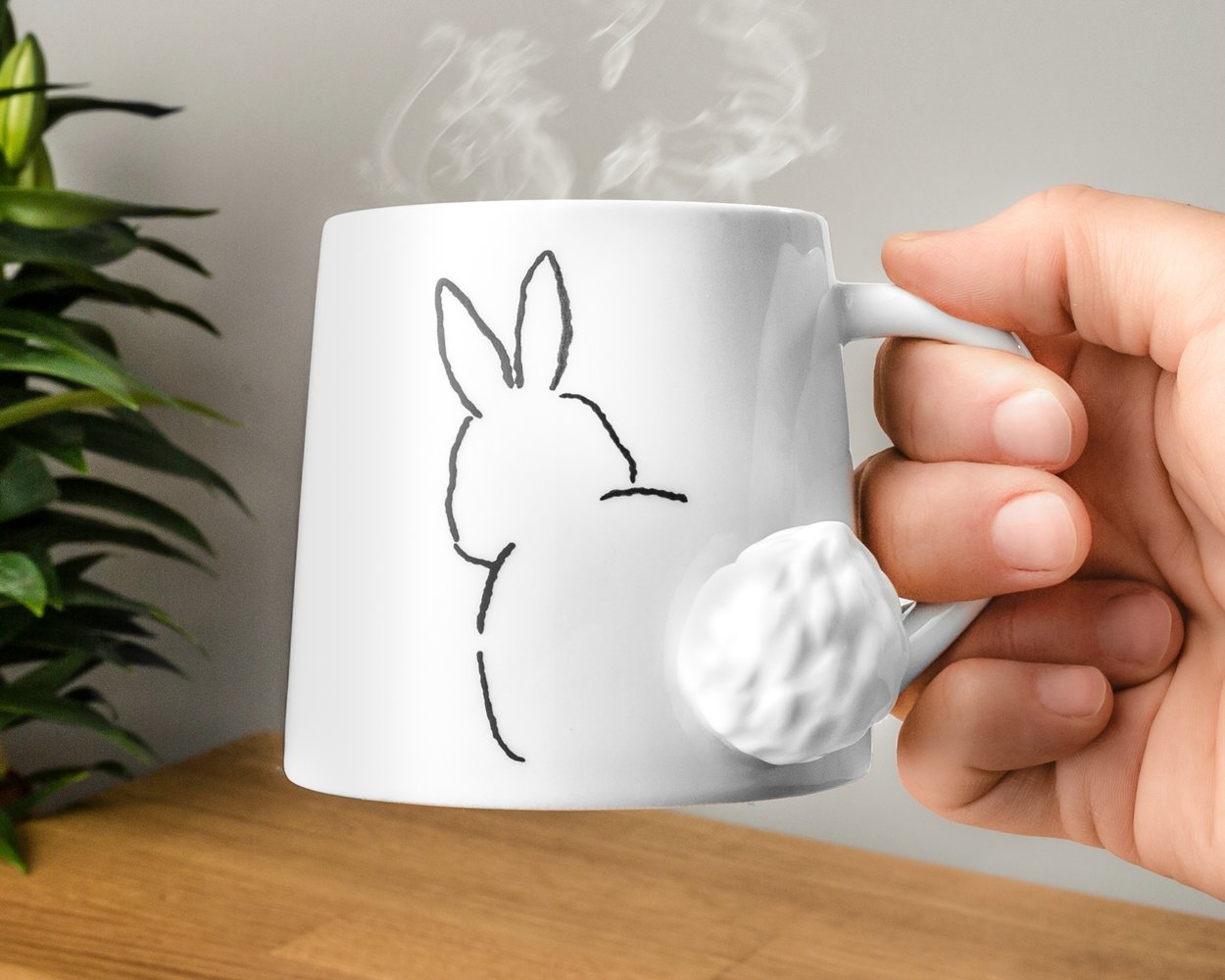 Astes krūze RABBIT 3D