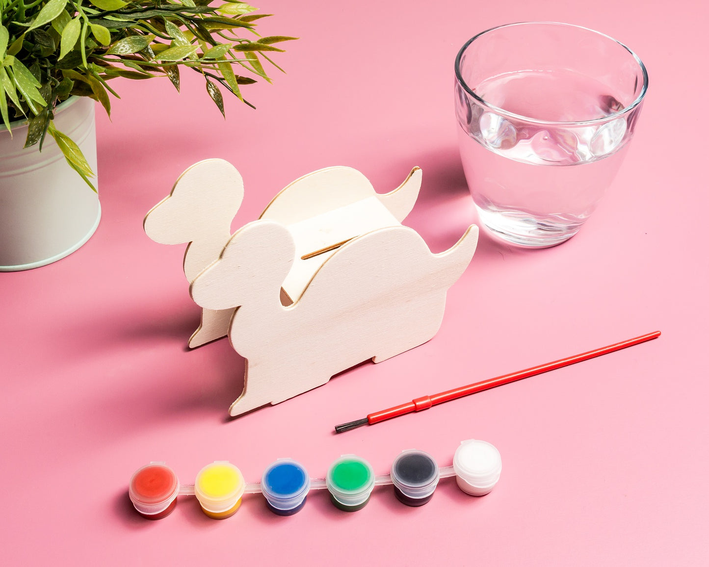 Naudas banka - krājkase DINO ar krāsošanas komplektu