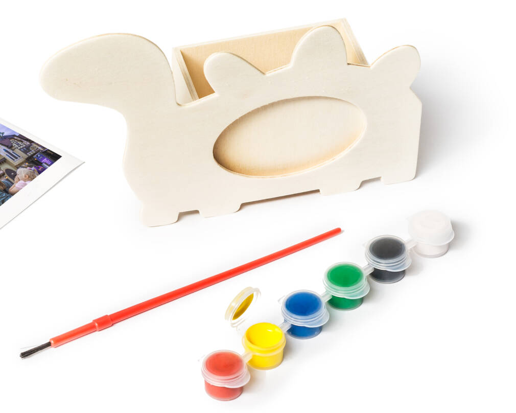 Fotorāmis un pildspalvu turētājs DRAGON ar gleznošanas komplektu