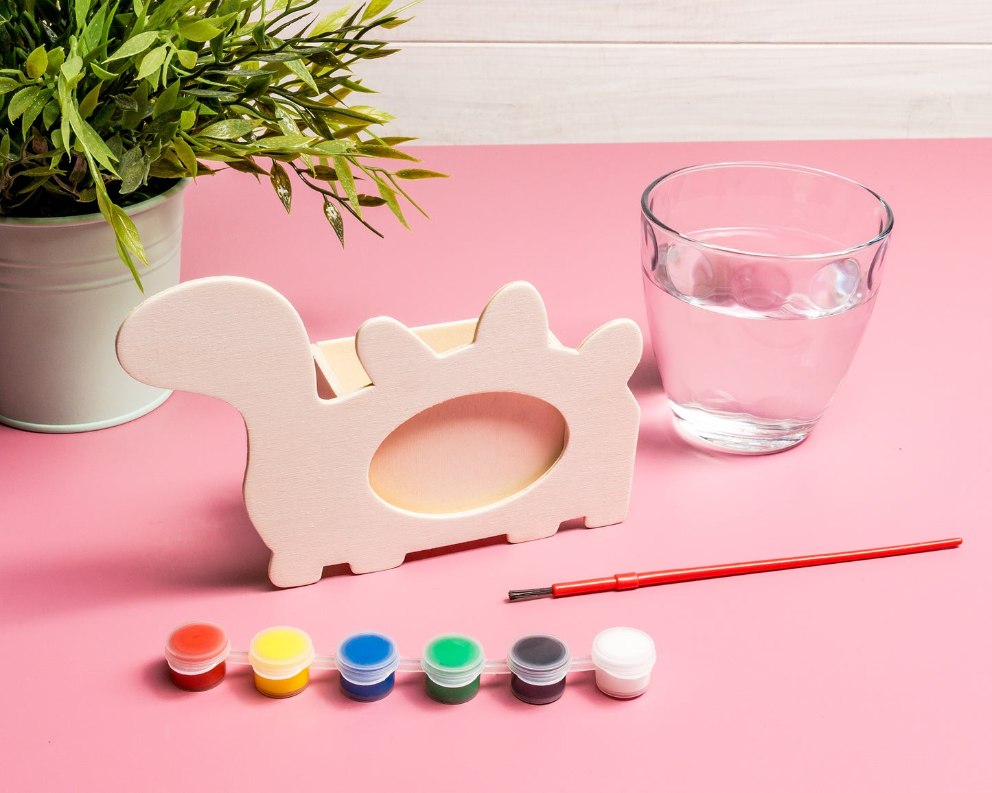 Fotorāmis un pildspalvu turētājs DRAGON ar gleznošanas komplektu