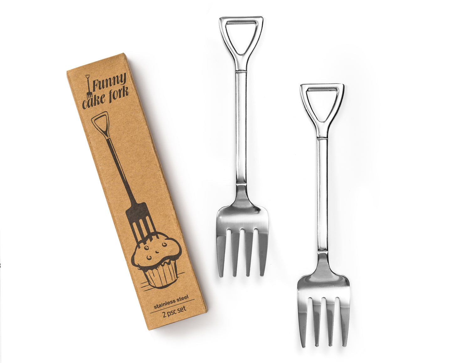 Smieklīgās kūku dakšiņas 2 gab.