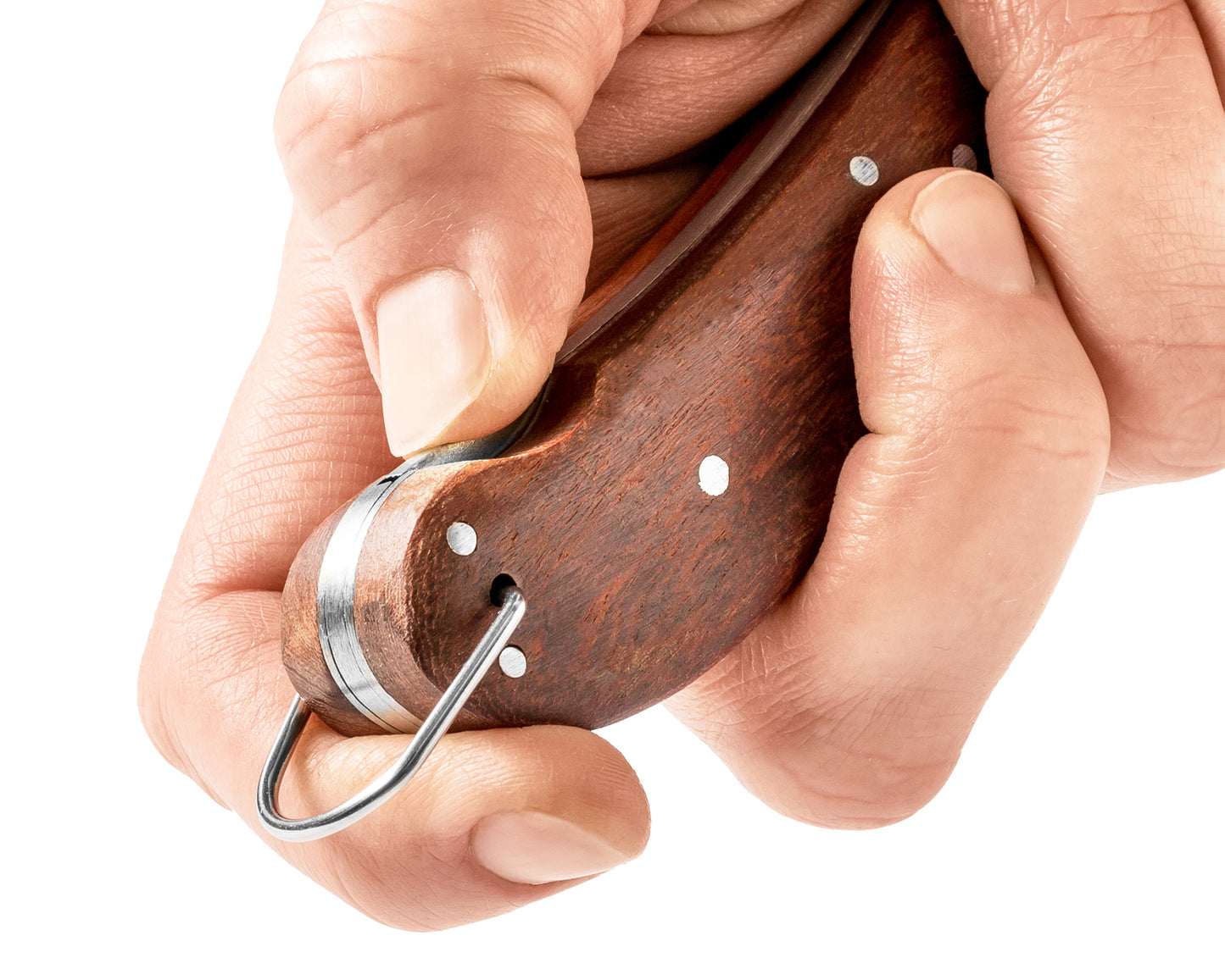 Dārza un sēņu nazis sirpjveida