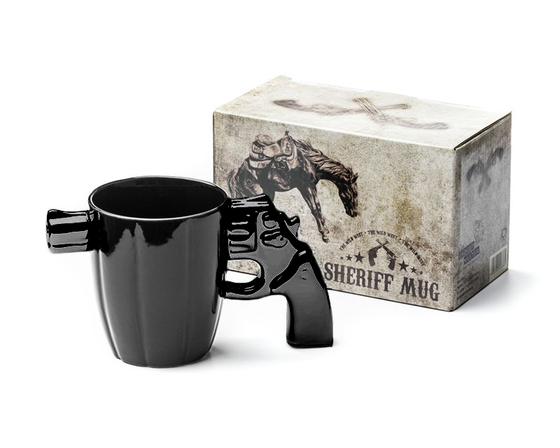 Šerifa krūze - BLACK GUN