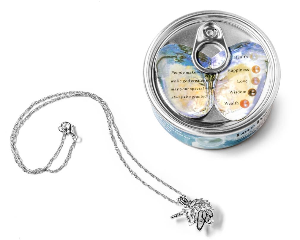 Pērļu kaklarota UNICORN ar 2 pērlēm