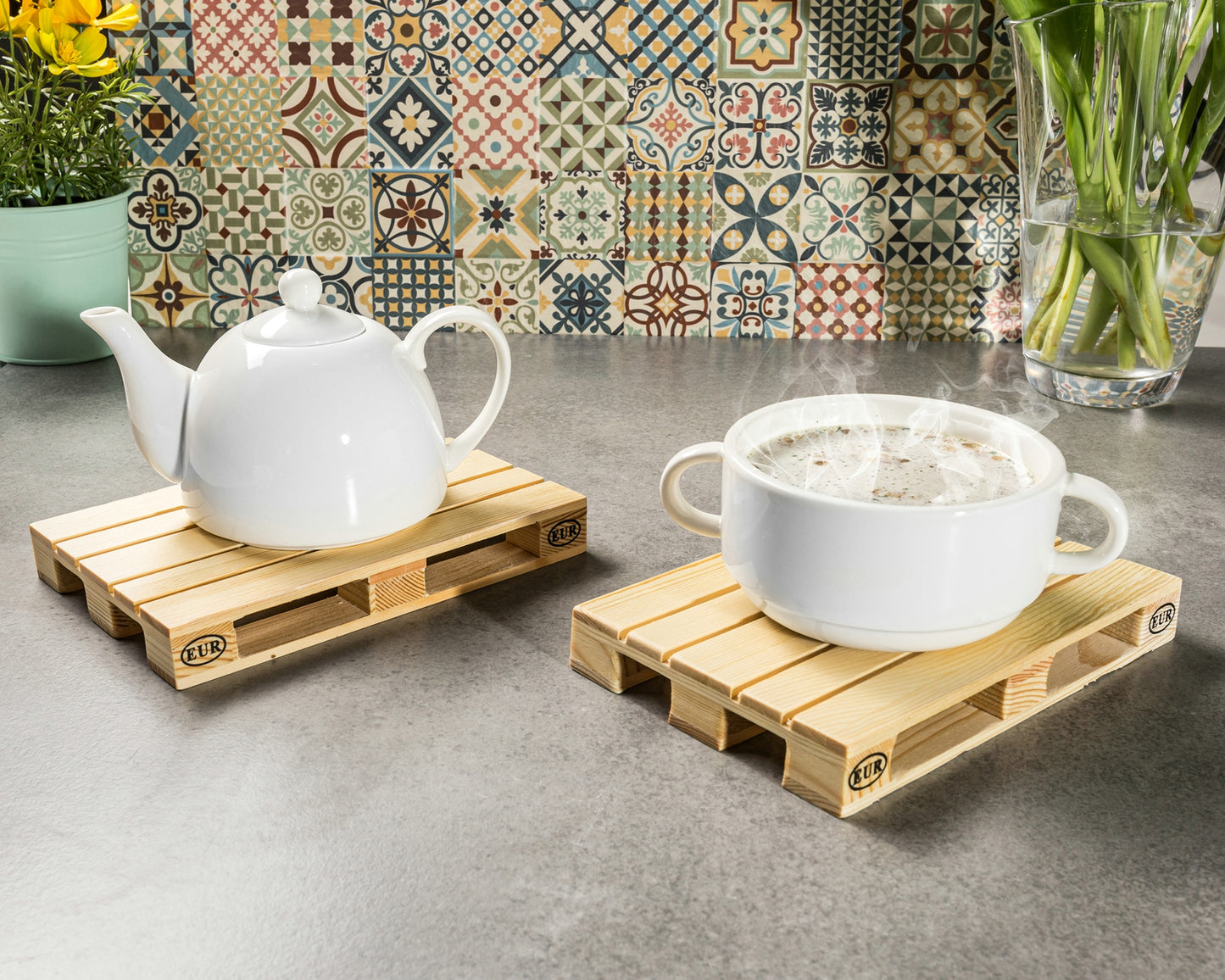 Palešu koka paliktnis 4 gab.