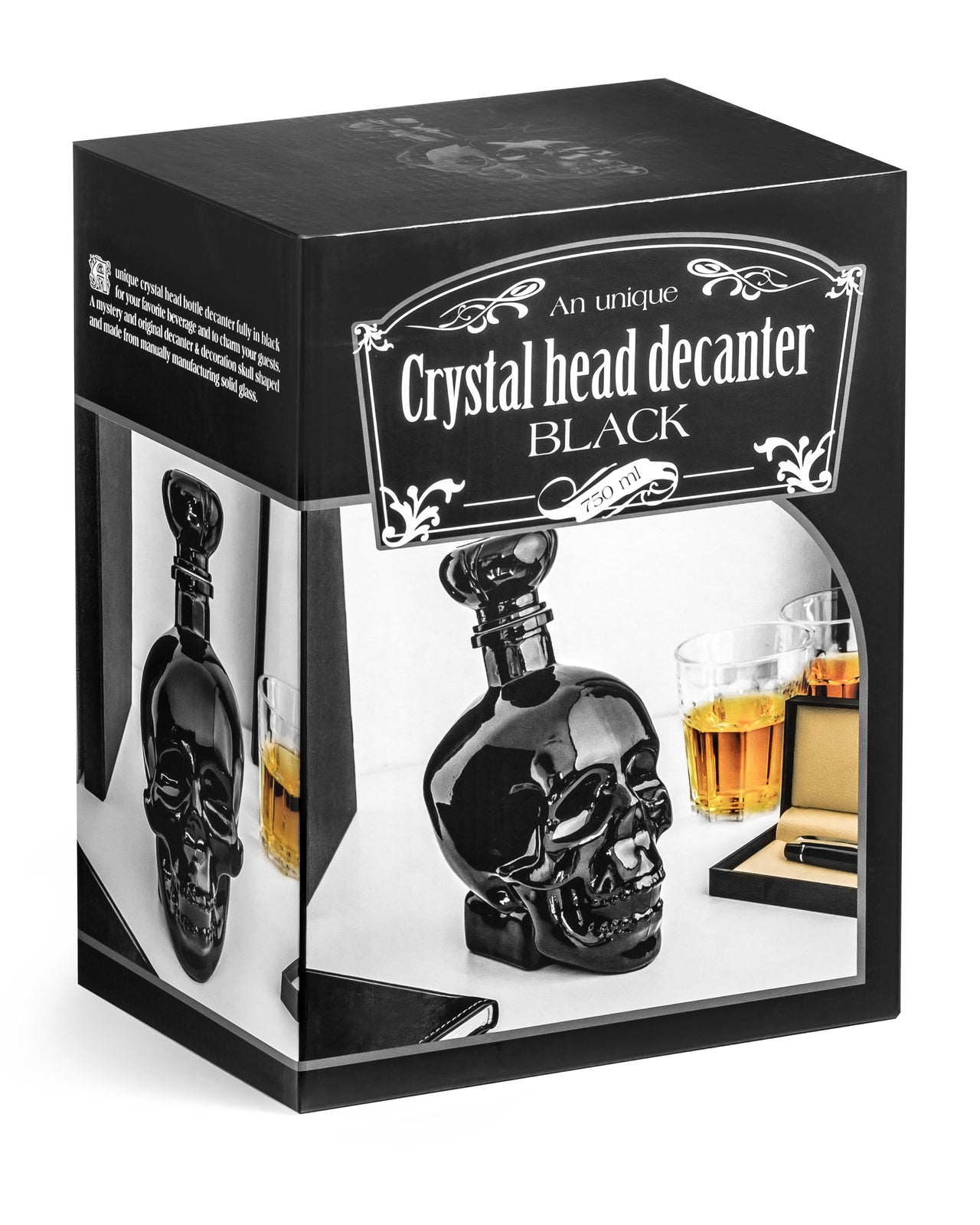 Melna SKULL pudele 750 ml