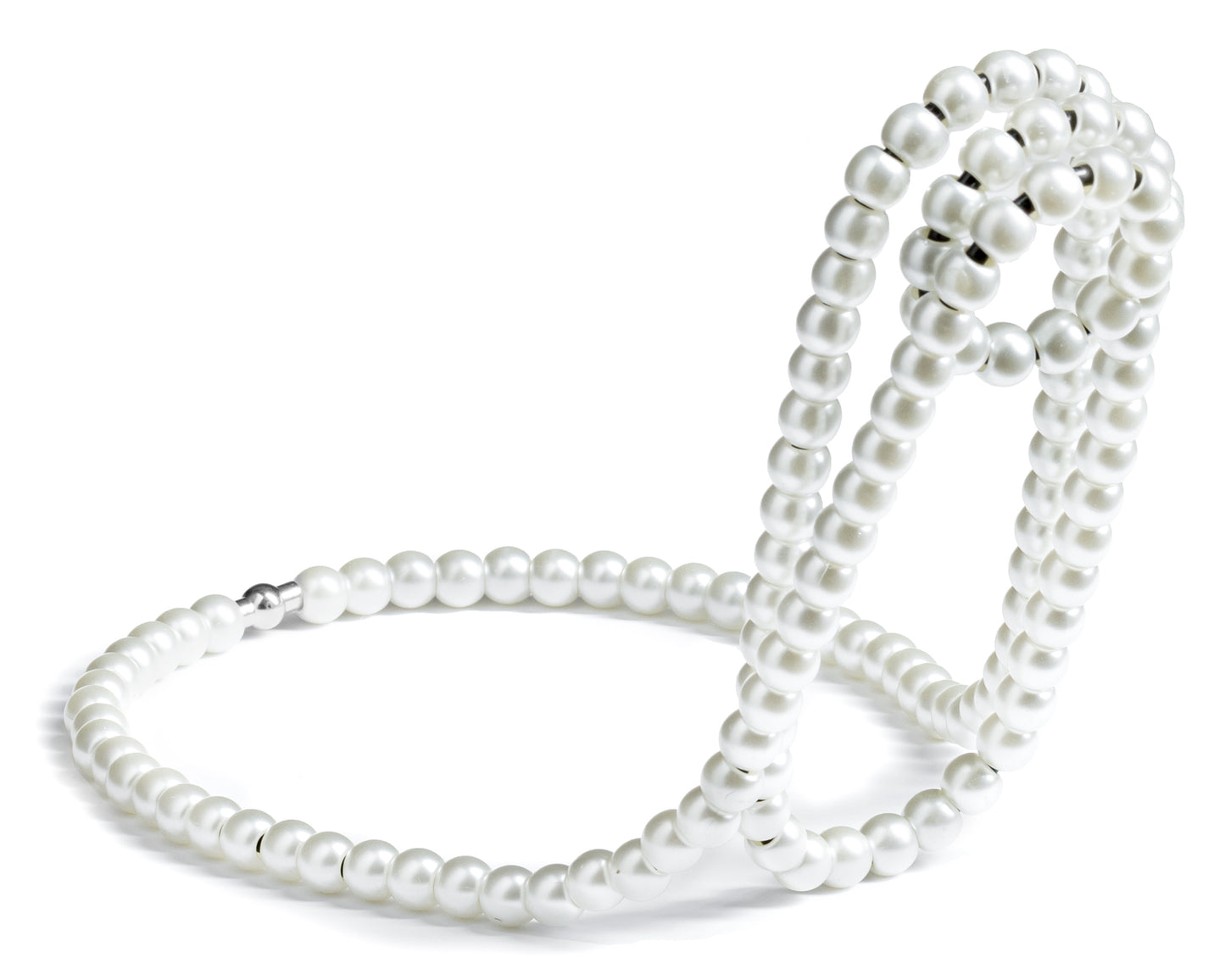 Pērļu kaklarotas vīna turētājs - BALTS