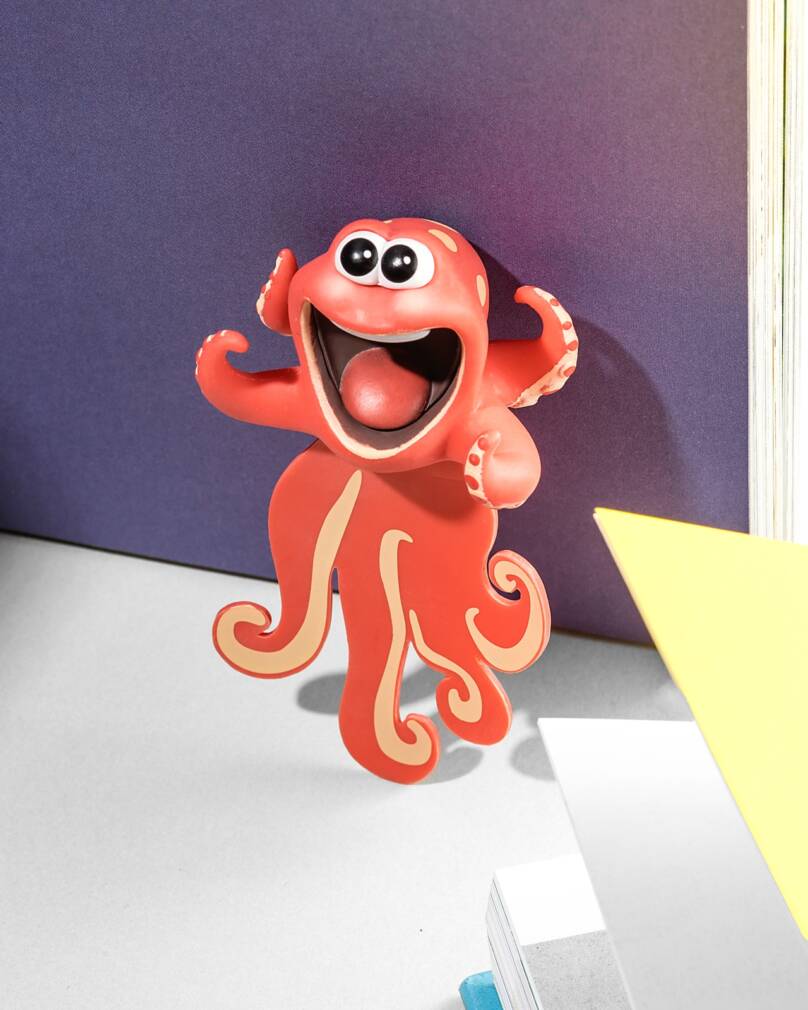 3D grāmatzīme OCTOPUS