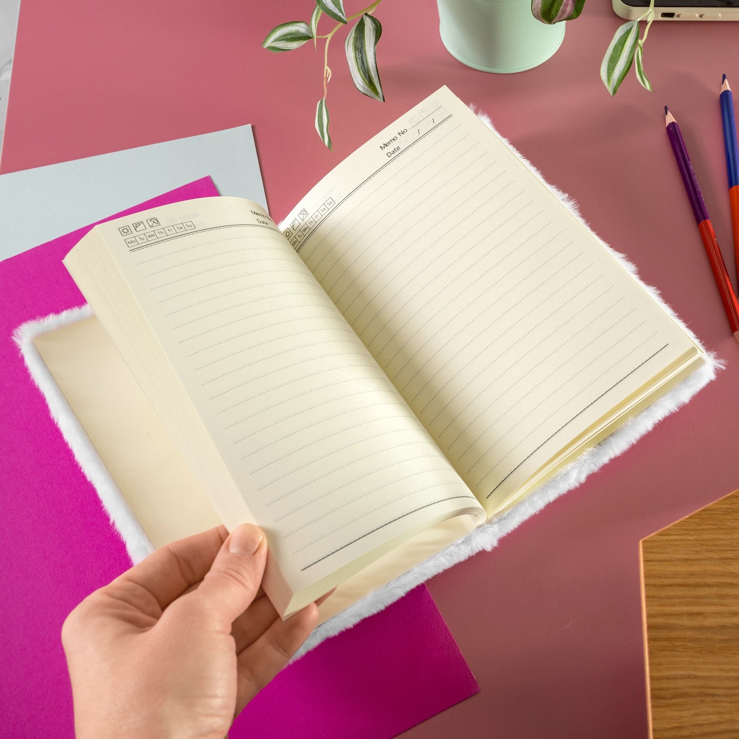 Piezīmju blociņš UNICORN pūkains