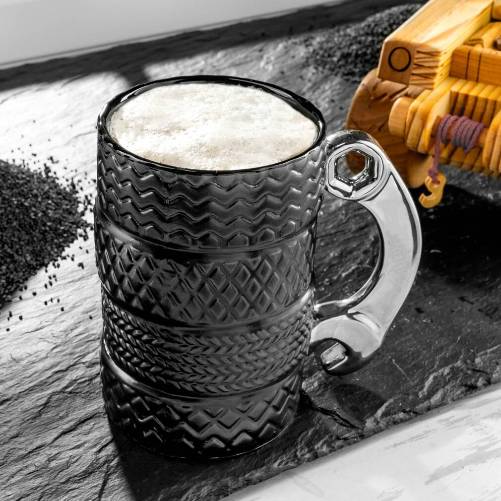 RIEPAS keramiskā krūze SUDRABA UZTRIEŽAS ROKTURIS