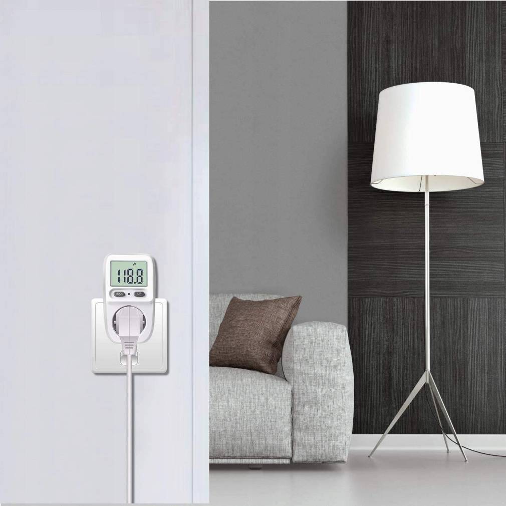 Elektroenerģijas jaudas patēriņa mērītājs, skaitītājs - vatmetrs