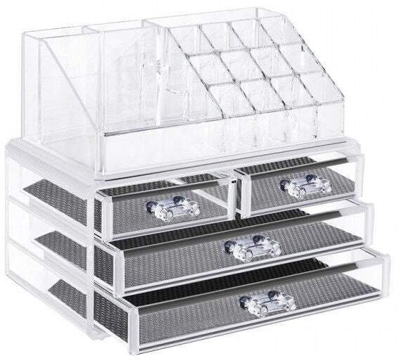 Organizators kosmētikai un rotaslietām, ar atvilktnēm