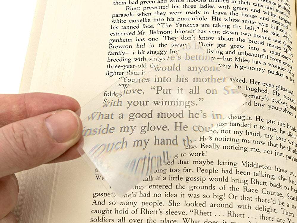 Palielināmais stikls 55 x 85 mm