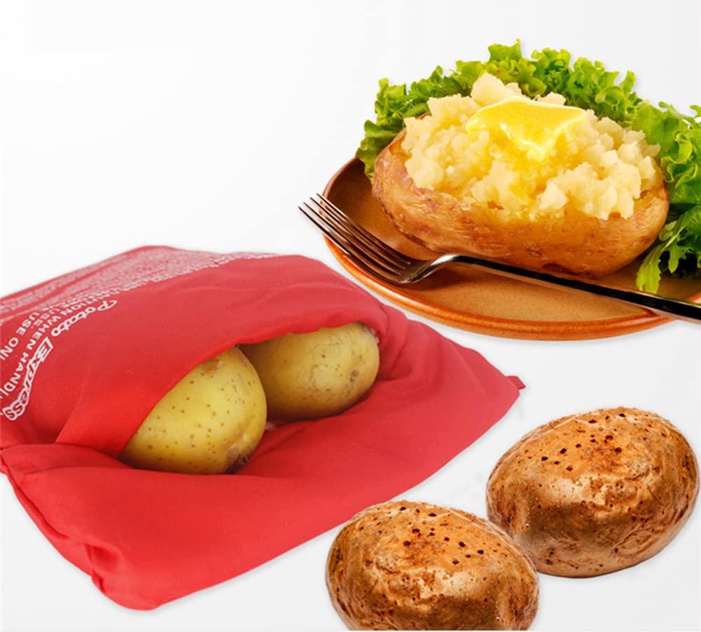 Kartupeļu cepšanas maiss mikroviļņu krāsnij