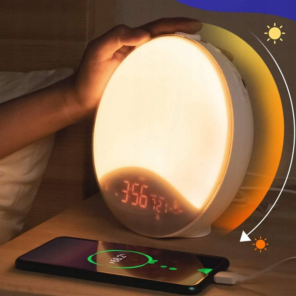 Saulrieta pulkstenis – modinātājs