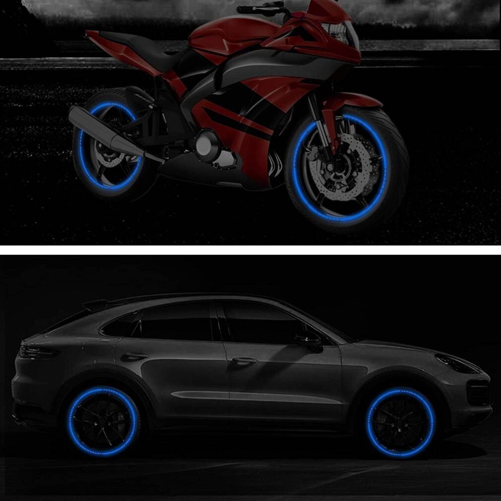 Atstarojošās riteņu uzlīmes automašīnām vai motocikliem