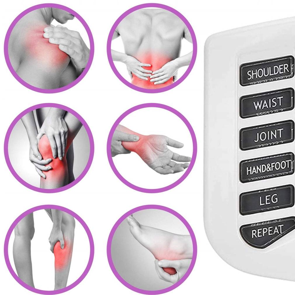 EMS un TENS ķermeņa masētāja komplekts, daudzfunkcionāla masāžas ierīce