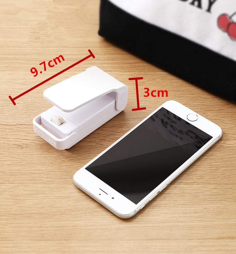 Mini plastmasas iepakojumu aiztaisāmais