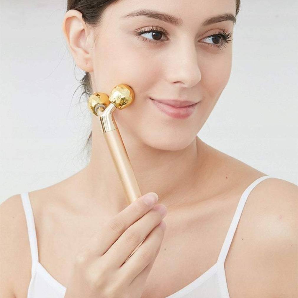 3D masieris sejai ar vibrējošām bumbiņām, zelta