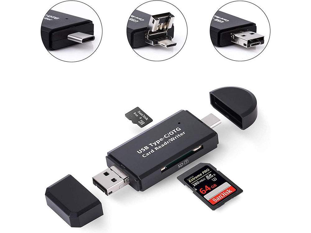 USB OTG adapteris 3in1