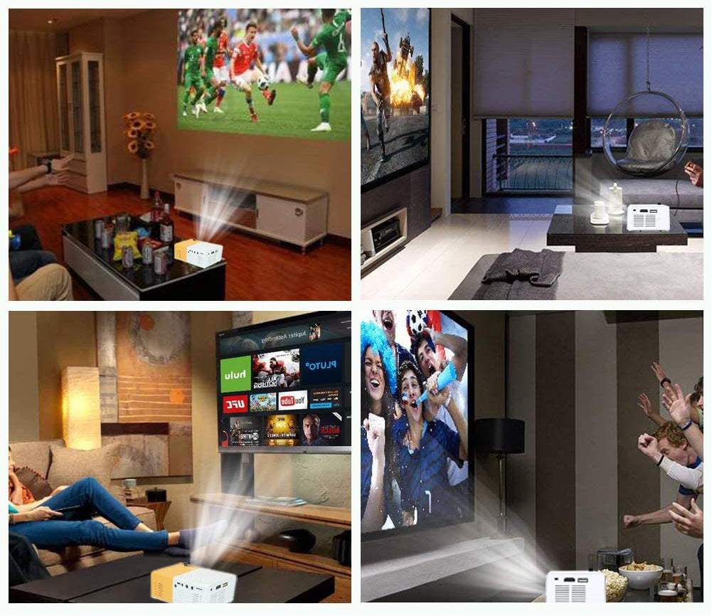 Portatīvais projektors 24-60inch, Full HD 1920x1080