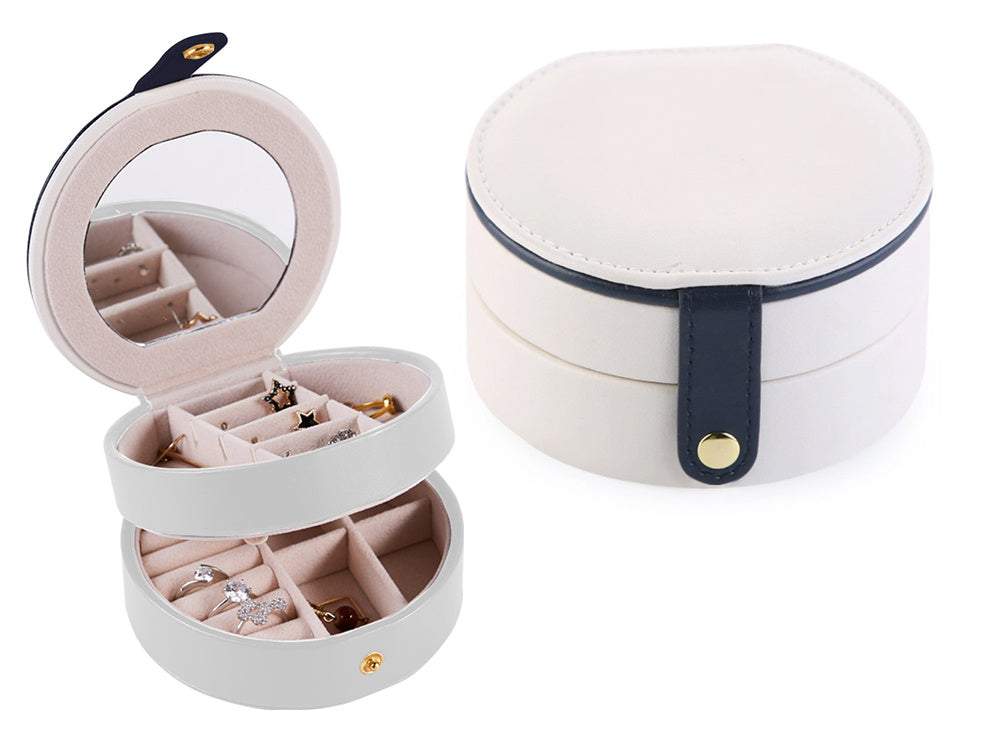 Juvelierizstrādājumu organizators, apaļš, 2 stāvi