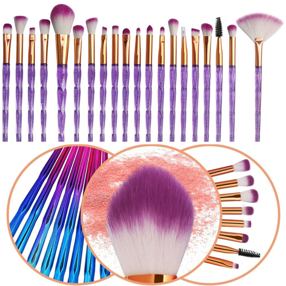 Kosmētikas otu komplekts 20 gab.